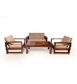 Simple Solid Wooden Sofa Set