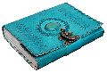 Handmade Leather Diary Journal with C Lock 7 Inches for Offices Home Daily Use (Ocean Blue)