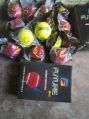 Rubber Round Green Red Yellow Tennis Ball