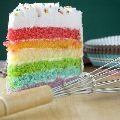 Rainbow Pineapple Cake