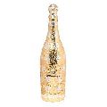 Golden Polished brass champagne bottle holder
