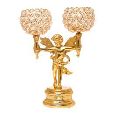 Brass Cupid Tea Light Holder