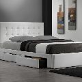 Wooden Double Bed with Storage
