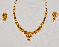 Traditional Gold Polish Necklace Set