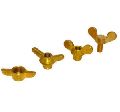 Golden Brass Wing Nuts
