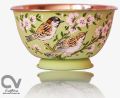 Hand painted Enamelware House Sparrow Bowl