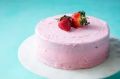 Pink Strawberry Cakes