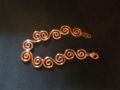 copper swirl bracelet