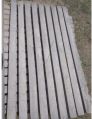 Grey Polished Cement Fencing Poles