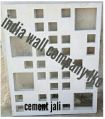 Rectangular Square White Plain Polished Cement Jali