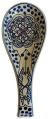Handpainted Spoon Rest, White