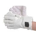Cotton Leather White Plain Cricket Wicket Keeping Gloves