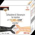 Ceftazidime Pentahydrate 1000 mg+ Tobramycin Sulphate 120 mg