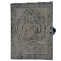 Handmade Buddha Leather Journal, Spiritual Meditative Journals
