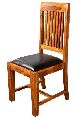 45cmx50cmx100cm Solid Acacia Wood and PVC Chair