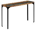 Reclaimed Wood and Powder Coated Steel Frame Center Table