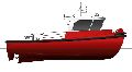 Mooring steel launch (Tug boat )