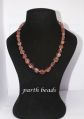 Rose Quartz Nuggets beads Necklace