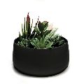 NEW SHAPED IRON DISH POT PLANTER FOR HOME AND OFFICE DECORATION TABLE TOP PLANTER