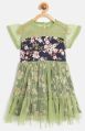 Multicolor Girls Cotton Frock