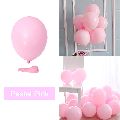 HIPPITY HOP PASTEL PINK 10 INCH MACRON BALLOON PACK OF 100 FOR PARTY DECORATION