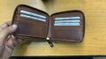 RZ-Tan Leather Bifold Card Holder