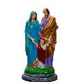 Fiberglass Multi Color Painted Polished Catholic Statue World holy family statue