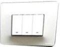 Plastic White Rectangular electrical switch board