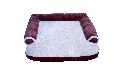 Cotton Polyester Rectangle Square Available in Many Colors Plain sofa dog beds