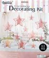 HIPPITY HOP PINK 3D STAR HANGING KIT GARLAND PACK OF 1 FOR PARTY DECORATION