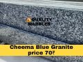 Polished Big Slab Quality marble Square Plain chema blue granite