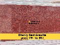 Cherry red granite
