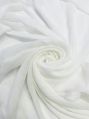 White plain chiffon fabric