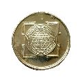 Polished aadhyathmik sriyantra srichakra silver coin