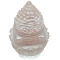 V0034-01 -Sphatik SriChakram Lotus MahaMeru With Natural Inclusions For SarvaAakarshan 2.5i 84G