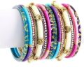 Metal Plastic Round Available in Different Colors fancy bangles