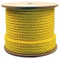 yellow nylon rope