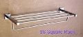 Stainless Steel Square Bathroom Shelf