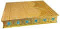 Blue & Golden Rectangular Quran Box