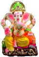 12 Inch POP Colored Ganesha Statue