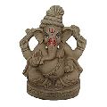 15 Inch Clay Colored Ganesha Statue
