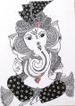 18 Inch A4 Paper Ganesha Painting