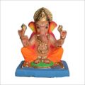 24 Inch Clay Ganesha Statue