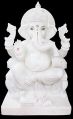 8 Inch POP Ganesha Statue