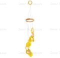 Yellow Agate Stone Plate Wind Chime