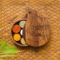 Brown Handicrafts Goods wooden handcrafted spice box