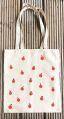 COTTON TOTE BAG WITH TWO COLOUR PRINT
