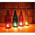 Candle Hanging Bottle Lamp