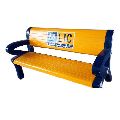 Rectangular Blue And Yellow Plain Non Polshed Polished Painted promotional rcc garden bench