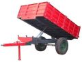Mild Steel Rectangular Color Coated Hydraulic Tractor Trolley